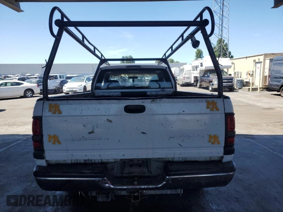 1999 Dodge 2500 with VIN 1B7KC23Z4XJ536878, listed as a Copart auction lot 58266615 with 199,434 mi miles and Clean title. Bid and sale history available at DreamBid. Image 6.