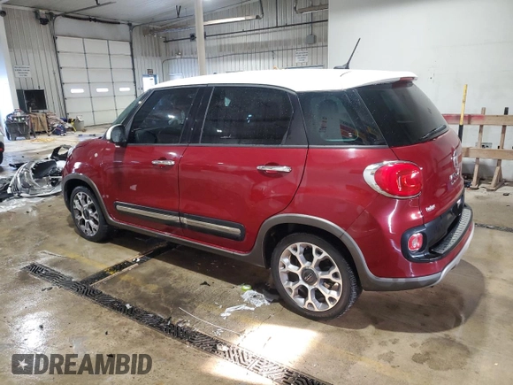 2016 FIAT 500L Trekking with VIN ZFBCFADH4GZ038065, listed as a Copart auction lot 42003775 with 77,949 mi miles and Salvage Title. Bid and sale history available at carsss.com. Image 2.
