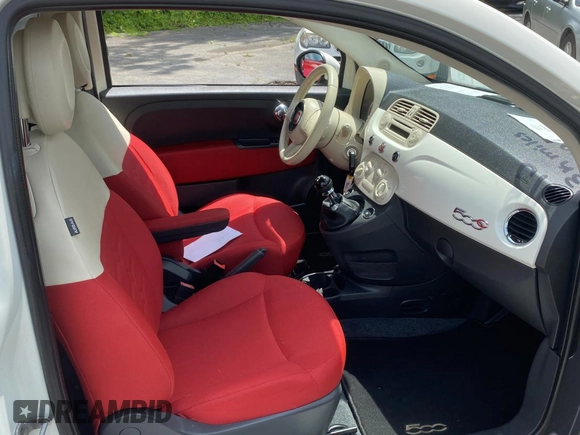 2013 FIAT 500 Pop z VIN 3C3CFFDR2DT754389, wystawiony jako Copart lot #65988685 z przebiegiem 114 127 mil mil oraz Czysty tytuł • Clean title. Historia ofert i sprzedaży dostępna na DreamBid. Obrazek 5.