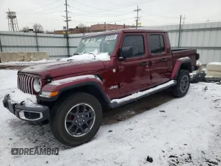 2021 Jeep Gladiator Overland с VIN 1C6HJTFGXML563056, выставлен на аукционе Copart как лот 72481592 с пробегом 12 315 миль миль и На запчасти • Non repairable. История ставок и продаж доступна на DreamBid. Изображение 1.