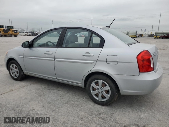 2008 Hyundai Accent GLS with VIN KMHCN46C78U272620, listed as a Copart auction lot 54587375 with 105,367 mi miles and Clean Title. Bid and sale history available at carsss.com. Image 2.
