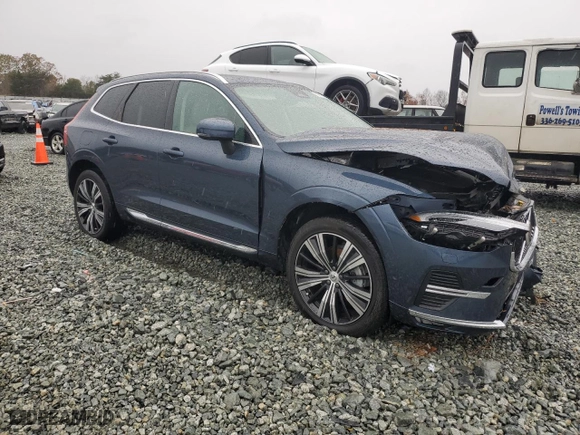 2023 Volvo XC60 Plus Bright Theme with VIN YV4L12DNXP1259995, listed as a Copart auction lot 79718284 with 24,458 mi miles and Salvage Title. Bid and sale history available at carsss.com. Image 4.