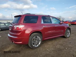 2011 GMC Acadia Denali with VIN 1GKKRTED8BJ295202, listed as a Copart auction lot 85081394 with 159,249 mi miles and Salvage Title. Bid and sale history available at DreamBid. Image 3.