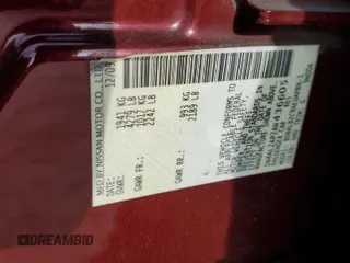 2010 Nissan Altima SL z VIN 1N4AL2AP2AN436605, wystawiony jako Copart lot #55943935 z przebiegiem 57 382 mil mil oraz Szkoda całkowita • Salvage title. Historia ofert i sprzedaży dostępna na DreamBid. Obrazek 12.