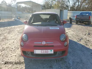 2013 FIAT 500 Turbo with VIN 3C3CFFHH7DT633813, listed as a Copart auction lot 87255644 with 86,778 mi miles and Salvage Title. Bid and sale history available at carsss.com. Image 5.