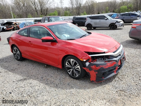2017 Honda Civic Coupe EX-T with VIN 2HGFC3B3XHH357799, listed as a Copart auction lot 47469765 with 49,039 mi miles and Clean Title. Bid and sale history available at carsss.com. Image 4.