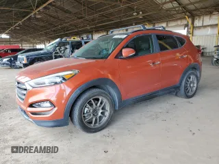 2016 Hyundai Tucson Limited with VIN KM8J33A25GU180703, listed as a Copart auction lot 51739495 with 104,221 mi miles and Clean Title. Bid and sale history available at DreamBid. Image 1.