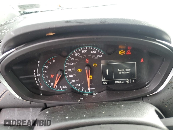 2022 Chevrolet Trax LT with VIN KL7CJPSM7NB560187, listed as a Copart auction lot 47693565 with 21,263 mi miles and Salvage title. Bid and sale history available at DreamBid. Image 9.