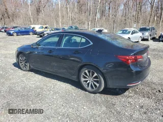 2015 Acura TLX with VIN 19UUB1F34FA011042, listed as a Copart auction lot 49988395 with 180,017 mi miles and Salvage Title. Bid and sale history available at carsss.com. Image 2.