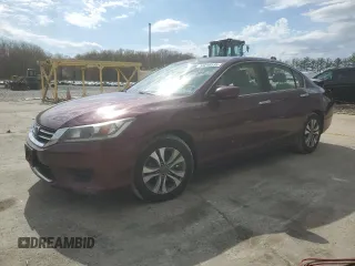 2015 Honda Accord LX with VIN 1HGCR2F3XFA120666, listed as a Copart auction lot 53250535 with 141,075 mi miles and Salvage Title. Bid and sale history available at DreamBid. Image 1.