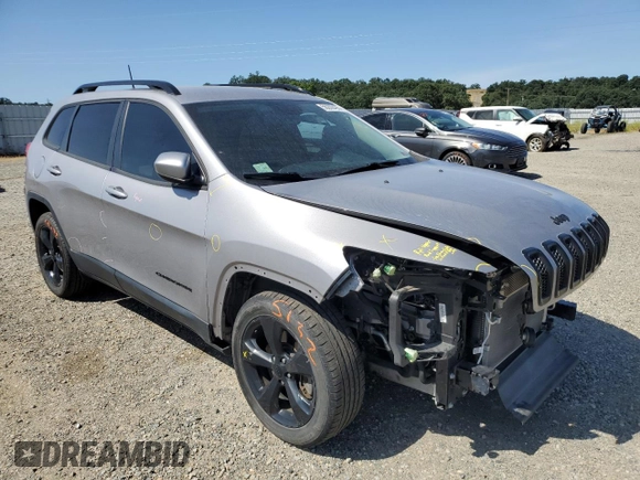 2018 Jeep Cherokee Latitude Tech Connect with VIN 1C4PJLCB7JD543043, listed as a Copart auction lot 56206495 with 79,201 mi miles and Salvage title. Bid and sale history available at DreamBid. Image 4.