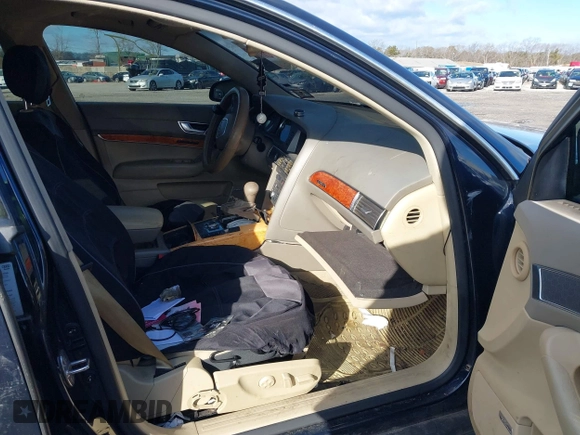 2005 Audi A6 with VIN WAUDG74F25N066402, listed as a IAAI auction lot 41597505 with 999,999 mi miles. Bid and sale history available at carsss.com. Image 5.