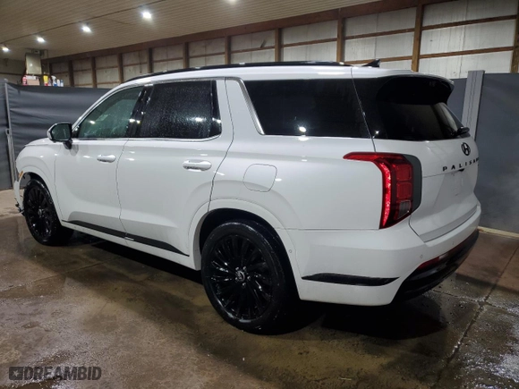 2024 Hyundai Palisade Calligraphy Night Edition with VIN KM8R7DGE0RU709816, listed as a Copart auction lot 51912145 with 30,396 mi miles and Clean Title. Bid and sale history available at carsss.com. Image 2.