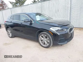 2022 BMW X2 xDrive28i with VIN WBXYJ1C09N5U38465, listed as a IAAI auction lot 41817014 with 46,954 mi miles. Bid and sale history available at carsss.com. Image 1.