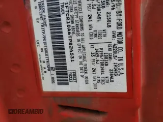 1996 Ford Ranger XL z VIN 1FTCR10A6TPB24531, wystawiony jako Copart lot #51973615 z przebiegiem 140 392 mil mil oraz Szkoda całkowita • Salvage title. Historia ofert i sprzedaży dostępna na DreamBid. Obrazek 12.