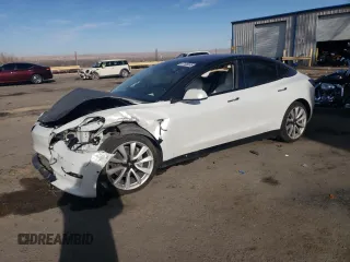2018 Tesla Model 3 Long Range Battery with VIN 5YJ3E1EB2JF151326, listed as a Copart auction lot 47139055 with 106,271 mi miles and Salvage Title. Bid and sale history available at DreamBid. Image 1.