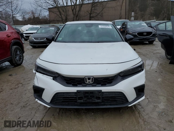 2023 Honda Civic Sport with VIN 19XFL2H86PE020441, listed as a Copart auction lot 47939545 with 69,664 mi miles and Salvage Title. Bid and sale history available at DreamBid. Image 5.