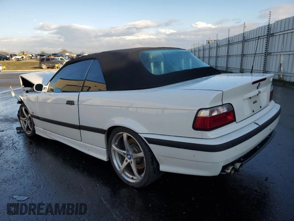 1999 BMW 3 Series M3 with VIN WBSBK0336XEC41367, listed as a Copart auction lot 41524845 with 0 mi miles and Salvage Title. Bid and sale history available at carsss.com. Image 2.