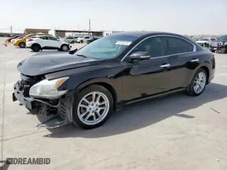 2011 Nissan Maxima 3.5 SV w/Premium Pkg with VIN 1N4AA5AP6BC845825, listed as a Copart auction lot 48756475 with 217,518 mi miles and Salvage Title. Bid and sale history available at carsss.com. Image 1.