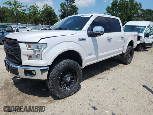 2017 Ford F-150 XL with VIN 1FTEW1EGXHKD51885, listed as a Copart auction lot 63326965 with 106,775 mi miles and Salvage title. Bid and sale history available at DreamBid. Image 1.