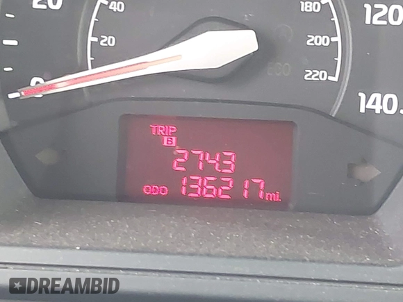 2012 Kia Rio LX with VIN KNADM4A36C6085057, listed as a IAAI auction lot 42111921 with 136,217 mi miles. Bid and sale history available at carsss.com. Image 7.
