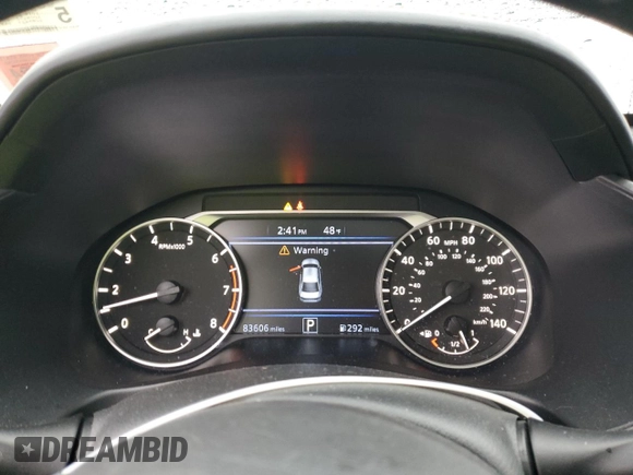 2019 Nissan Altima 2.5 SR with VIN 1N4BL4CV1KC109668, listed as a Copart auction lot 81518374 with 83,606 mi miles and Salvage Title. Bid and sale history available at carsss.com. Image 9.
