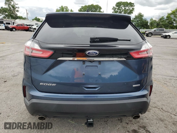 2019 Ford Edge SE with VIN 2FMPK3G9XKBB69387, listed as a Copart auction lot 58627295 with 53,438 mi miles and Salvage title. Bid and sale history available at DreamBid. Image 6.