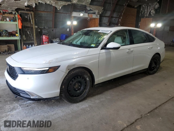 2023 Honda Accord Touring z VIN 1HGCY2F86PA036487, wystawiony jako Copart lot #59908465 z przebiegiem 21 597 mil mil oraz Szkoda całkowita • Salvage title. Historia ofert i sprzedaży dostępna na DreamBid. Obrazek 1.