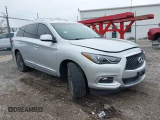 2016 Infiniti QX60 with VIN 5N1AL0MM8GC518533, listed as a IAAI auction lot 41947606 with 100,185 mi miles. Bid and sale history available at carsss.com. Image 1.