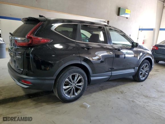 2020 Honda CR-V EX-L with VIN 7FARW2H88LE006490, listed as a Copart auction lot 48724665 with 38,275 mi miles and Salvage Title. Bid and sale history available at carsss.com. Image 3.