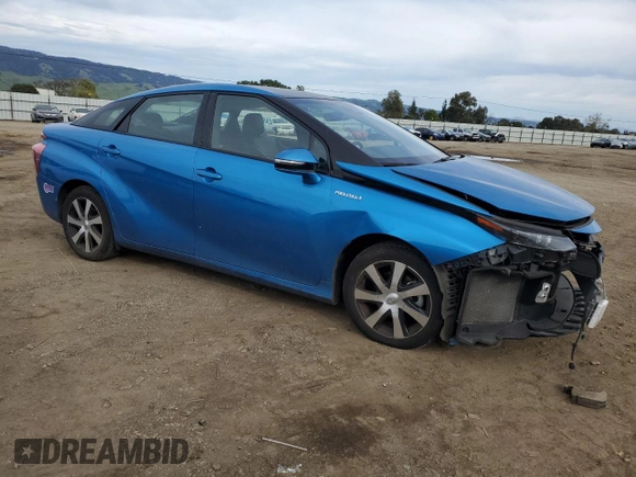 2019 Toyota Mirai with VIN JTDBVRBD0KA005923, listed as a Copart auction lot 50032775 with 60,729 mi miles and Salvage Title. Bid and sale history available at carsss.com. Image 4.