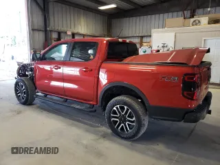 2024 Ford Ranger LARIAT with VIN 1FTER4KH6RLE15213, listed as a Copart auction lot 69852704 with 793 mi miles and Salvage Title. Bid and sale history available at carsss.com. Image 2.