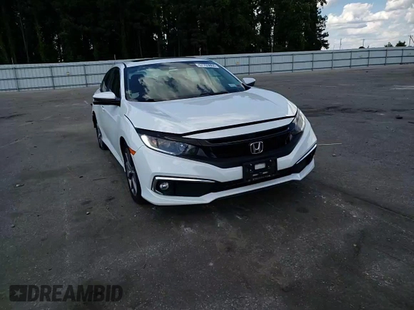 2019 Honda Civic Sedan EX with VIN 19XFC1F39KE210972, listed as a Copart auction lot 57703884 with 76,664 mi miles and Non Repairable. Bid and sale history available at carsss.com. Image 10.