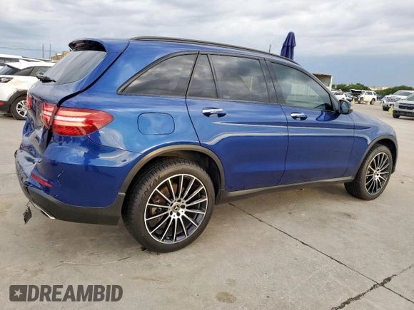 2019 Mercedes-Benz GLC 300 with VIN WDC0G4JB5KF562506, listed as a Copart auction lot 54744025 with 53,857 mi miles and Clean title. Bid and sale history available at DreamBid. Image 3.