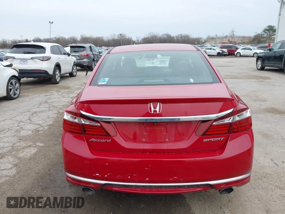 2017 Honda Accord Sport with VIN 1HGCR2F56HA021945, listed as a IAAI auction lot 41958917 with 73,849 mi miles and . Bid and sale history available at carsss.com. Image 17.