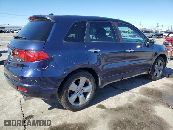 2007 Acura RDX Technology with VIN 5J8TB18537A016003, listed as a Copart auction lot 48381735 with 189,452 mi miles and Salvage Title. Bid and sale history available at carsss.com. Image 3.
