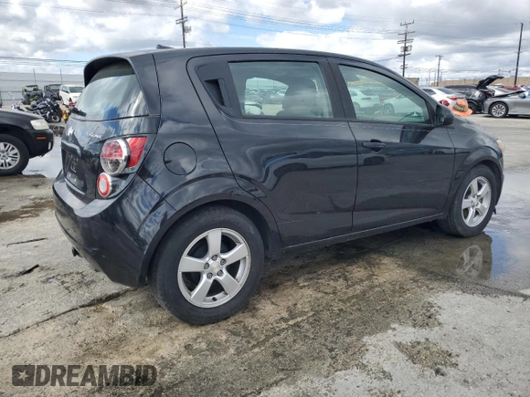 2013 Chevrolet Sonic LS with VIN 1G1JA6SG4D4239041, listed as a Copart auction lot 48250105 with 103,370 mi miles and Salvage title. Bid and sale history available at DreamBid. Image 3.
