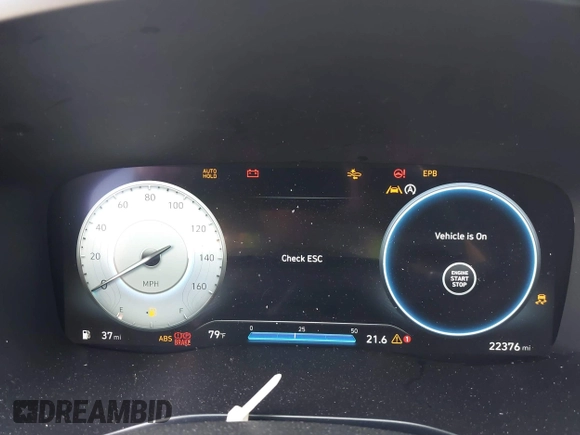 2023 Hyundai Santa Fe SEL with VIN 5NMS34AJ0PH585087, listed as a IAAI auction lot 41995946 with 22,376 mi miles and . Bid and sale history available at DreamBid. Image 7.