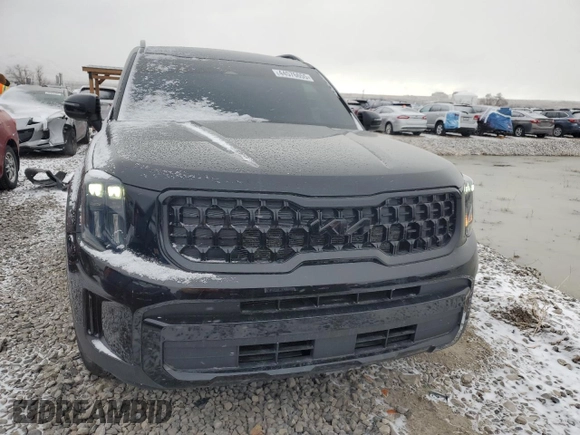 2024 Kia Telluride EX with VIN 5XYP3DGC9RG424653, listed as a Copart auction lot 44576655 with 27,418 mi miles and Salvage Title. Bid and sale history available at carsss.com. Image 5.