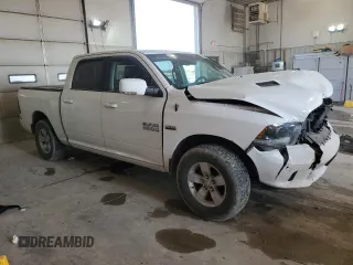 2015 Ram 1500 Sport with VIN 1C6RR7MT3FS549903, listed as a Copart auction lot 65462414 with 162,509 mi miles and Salvage title. Bid and sale history available at DreamBid. Image 4.