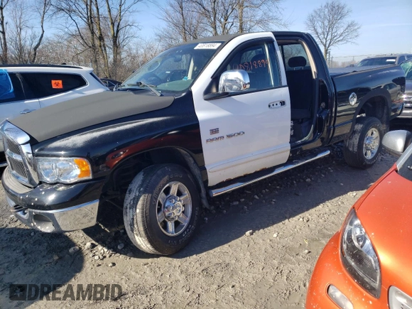 2005 Dodge Ram 2500 SLT with VIN 3D7KS28C35G824158, listed as a Copart auction lot 40818894 with 0 mi miles and Salvage Title. Bid and sale history available at carsss.com. Image 1.