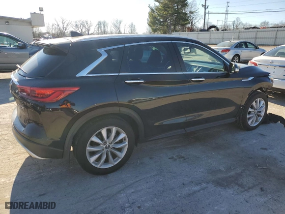 2019 Infiniti QX50 LUXE with VIN 3PCAJ5M32KF119482, listed as a Copart auction lot 84010774 with 46,433 mi miles and Salvage Title. Bid and sale history available at carsss.com. Image 3.