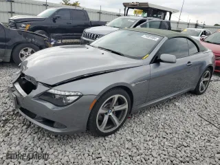 2008 BMW 6 Series 650i with VIN WBAEB53538CX62802, listed as a Copart auction lot 71491984 with 84,252 mi miles and Salvage Title. Bid and sale history available at carsss.com. Image 1.