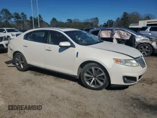 2009 Lincoln MKS with VIN 1LNHM93R59G624124, listed as a Copart auction lot 46712125 with Not Provided miles and Salvage Title. Bid and sale history available at DreamBid. Image 4.