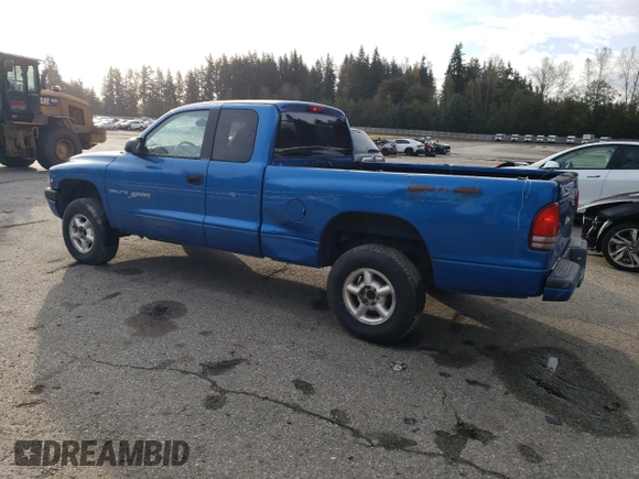 1998 Dodge Dakota SLT with VIN 1B7GG22XXWS598594, listed as a Copart auction lot 75330344 with 167,518 mi miles and Clean Title. Bid and sale history available at carsss.com. Image 2.