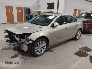 2014 Buick Regal Premium I with VIN 2G4GP5EX1E9187769, listed as a IAAI auction lot 41991917 with 106,320 mi miles and . Bid and sale history available at carsss.com. Image 2.