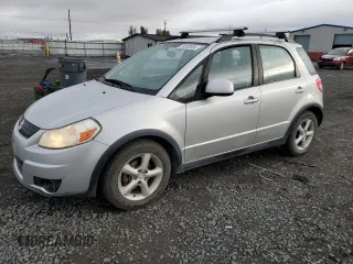 2009 Suzuki SX4 with VIN JS2YB413295101897, listed as a Copart auction lot 76352454 with 123,320 mi miles and Salvage Title. Bid and sale history available at carsss.com. Image 1.