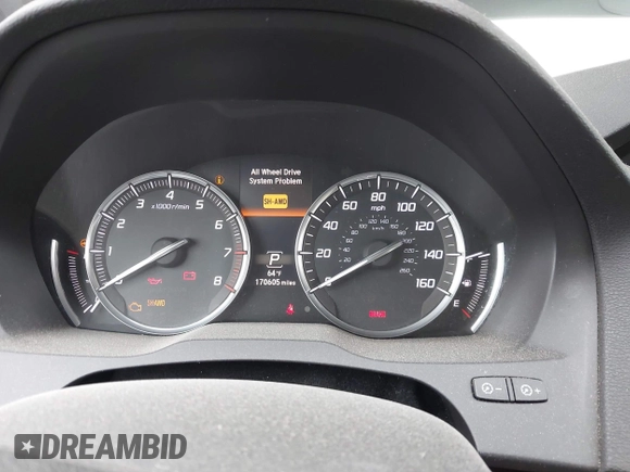 2016 Acura MDX with VIN 5FRYD4H28GB041510, listed as a IAAI auction lot 41724785 with 170,605 mi miles and . Bid and sale history available at DreamBid. Image 7.