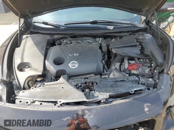 2014 Nissan Maxima S with VIN 1N4AA5AP5EC480302, listed as a Copart auction lot 60444595 with 78,353 mi miles and Salvage title. Bid and sale history available at DreamBid. Image 11.