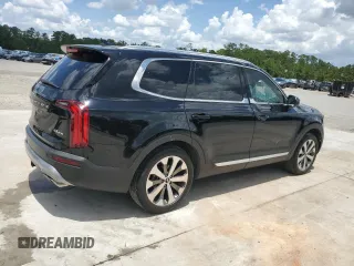 2020 Kia Telluride EX with VIN 5XYP34HC0LG079373, listed as a Copart auction lot 60782085 with 46,453 mi miles and Salvage title. Bid and sale history available at DreamBid. Image 3.